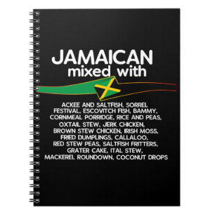 Jamaicaans gemengd met Jamaica trots  Notitieboek