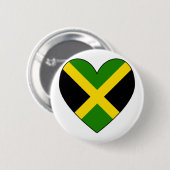 Jamaicaans Hart Vlag Ronde Button 5,7 Cm (Voorkant /achterkant)