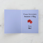 Jamaicaans Jubileum van tropische palmen en bloeme Kaart (Binnen)