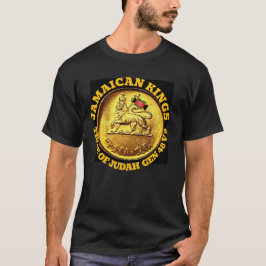 JAMAÏCAANS. KING Basic Donkere T-Shirt
