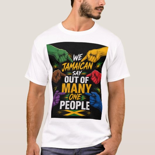 Jamaicaans luxe merk t-shirt (Voorkant)