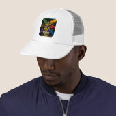 Jamaicaans luxe merk trucker pet (In situ)