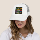 Jamaicaans luxe merk trucker pet (In situ)