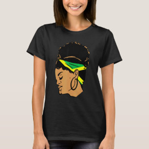 Jamaicaans meisje Proud Jamaica Vrouwen Jamaica T-shirt