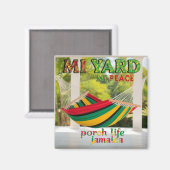 Jamaicaans MI erf Mi vrede Magneet (Voorkant / Achterkant)