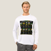 Jamaicaans Patois-slang Tri-Blend Shirt (Voorkant)