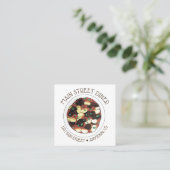 Jamaicaans restaurant Oxtail en Broad Beans Stew Vierkante Visitekaartje (Staand voorkant)