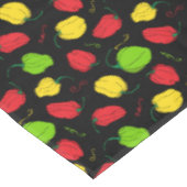 Jamaicaans restaurant Scotch Bonnet Chillies Black Tafelkleed (Gekanteld)