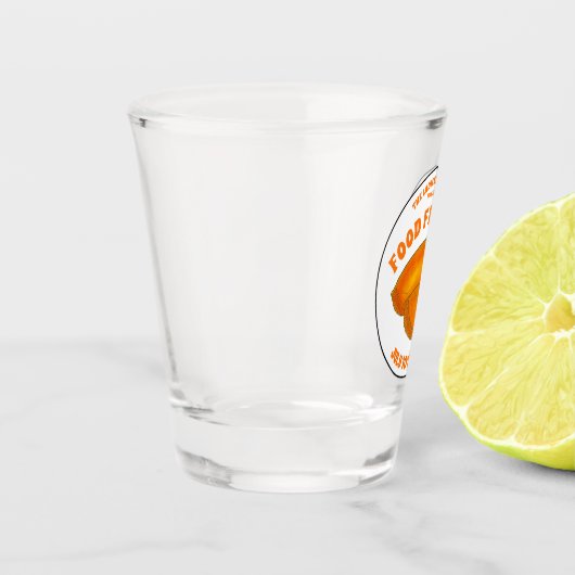 Jamaicaans rundvlees Patty Food Fest Caribbean Cui Shot Glas (Links)