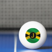 Jamaicaans vlagmonogram pingpongbal (Net)