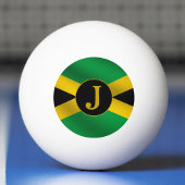 Jamaicaans vlagmonogram pingpongbal