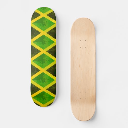 Jamaicaans vlagontwerp skateboard (Voorkant)