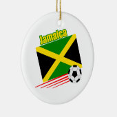 Jamaicaans voetbalteam keramisch ornament (Rechts)