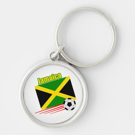 Jamaicaans voetbalteam sleutelhanger (Voorkant)