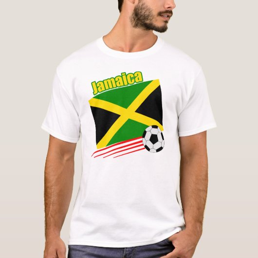 Jamaicaans voetbalteam t-shirt (Voorkant)