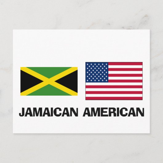 Jamaicaanse Amerikaan Briefkaart (Voorkant)