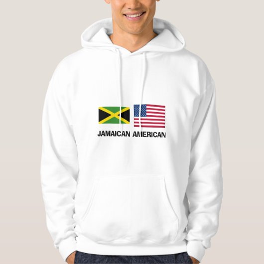 Jamaicaanse Amerikaan Hoodie (Voorkant)