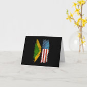 Jamaicaanse Amerikaanse vlag Jamaica Usa Kaart (Gele Bloem)