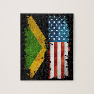 Jamaicaanse Amerikaanse vlag Jamaica Usa Legpuzzel