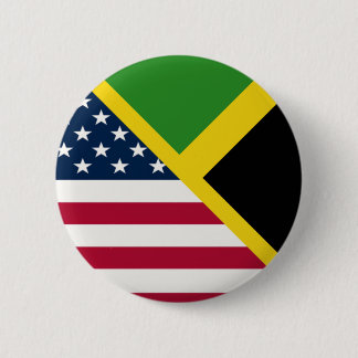 Jamaicaanse Amerikaanse vlag | Jamaica Verenigde S Ronde Button 5,7 Cm