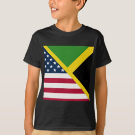 Jamaicaanse Amerikaanse vlag | Jamaica Verenigde S T-shirt