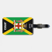 Jamaicaanse Bagagelabels, Jamaicaanse vlag Bagagelabel (Achterkant horizontaal)