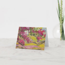 Jamaicaanse Bougainvillea / Notecard Kaart