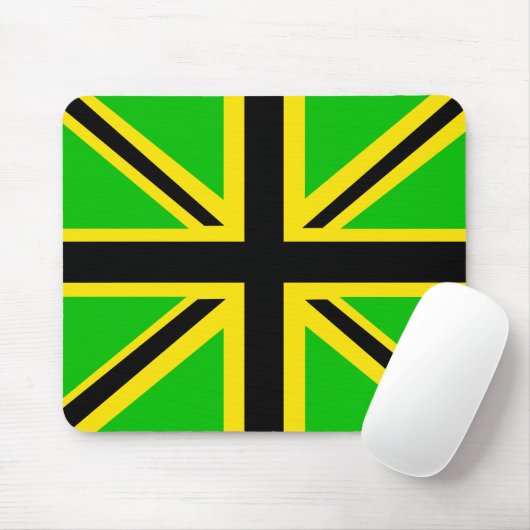 Jamaicaanse Britse vlag Mousepad Muismat (Met muis)