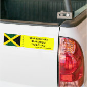Jamaicaanse bumperstickers: hete jongens bumpersticker (Op Truck)