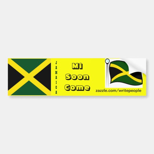 Jamaicaanse bumperstickers komen snel (Voorkant)