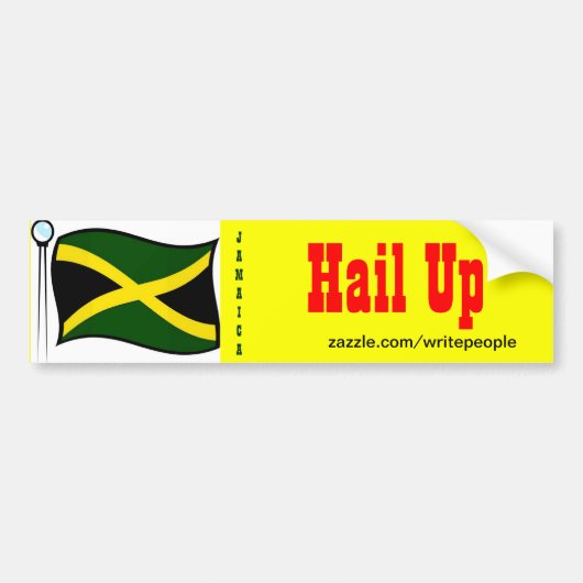 Jamaicaanse bumperstickers omhoog (Voorkant)