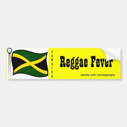 Jamaicaanse bumperstickers - Reggae (Voorkant)