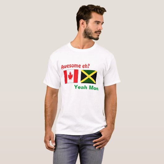 JAMAICAANSE CANADESE T-shirts (Voorkant volledig)