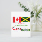 jamaicaanse canadese wortels briefkaart (Staand voorkant)