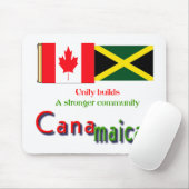 jamaicaanse canadese wortels muismat (Met muis)