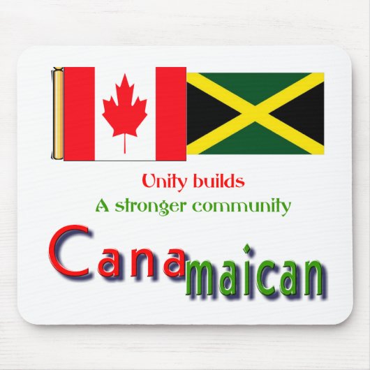 jamaicaanse canadese wortels muismat (Voorkant)