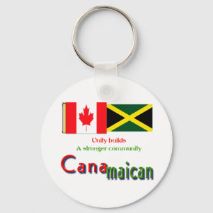 jamaicaanse canadese wortels sleutelhanger