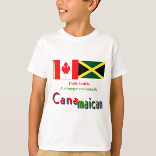 jamaicaanse canadese wortels t-shirt