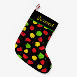 Jamaicaanse Chef Caribbean Scotch Bonnet Chilis Kleine Kerstsok