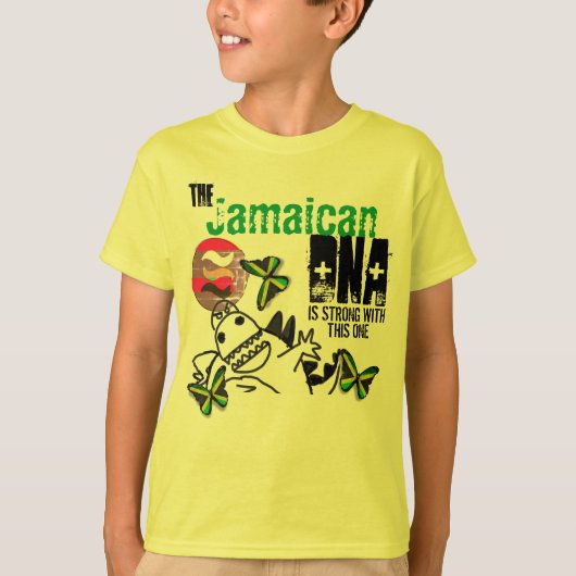  Jamaicaanse dna-shirt  T-shirt (Voorkant)