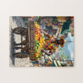 Jamaicaanse duwwagen legpuzzel (Horizontaal)