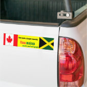 Jamaicaanse en canadese autostickers bumpersticker (Op Truck)