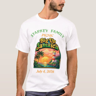 Jamaicaanse familie komt bij elkaar t-shirt