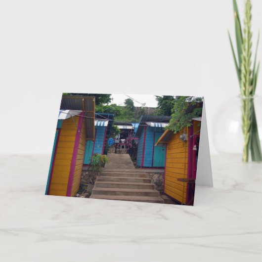 jamaicaanse gebouwen kaart (Voorkant)