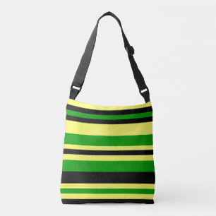 Jamaicaanse geïnspireerde strepen Canvas tas