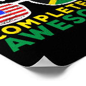 Jamaicaanse halve Amerikaanse Onafhankelijkheidsda Poster (Hoek)