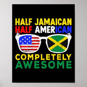 Jamaicaanse halve Amerikaanse Onafhankelijkheidsda Poster
