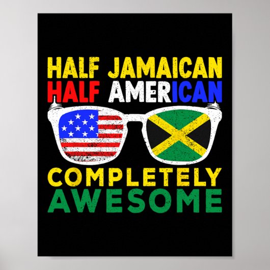 Jamaicaanse halve Amerikaanse Onafhankelijkheidsda Poster (Voorkant)