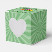 Jamaicaanse Iers-Amerikaanse Shamrock Vlag Geperso Bedankdoosjes (Voorkant Zijde)