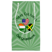 Jamaicaanse Iers-Amerikaanse Shamrock Vlag Geperso Klein Cadeauzakje (Voorkant)